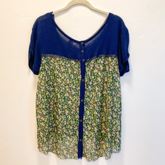 Free People Floral Top - Picture 2 of 5